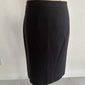 Moda International Classic Black Pencil Skirt